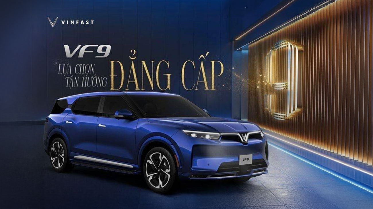 Bảng thông số về  pin - thời gian sạc - quãng đường di chuyển của các mẫu xe điện VinfastVF 9