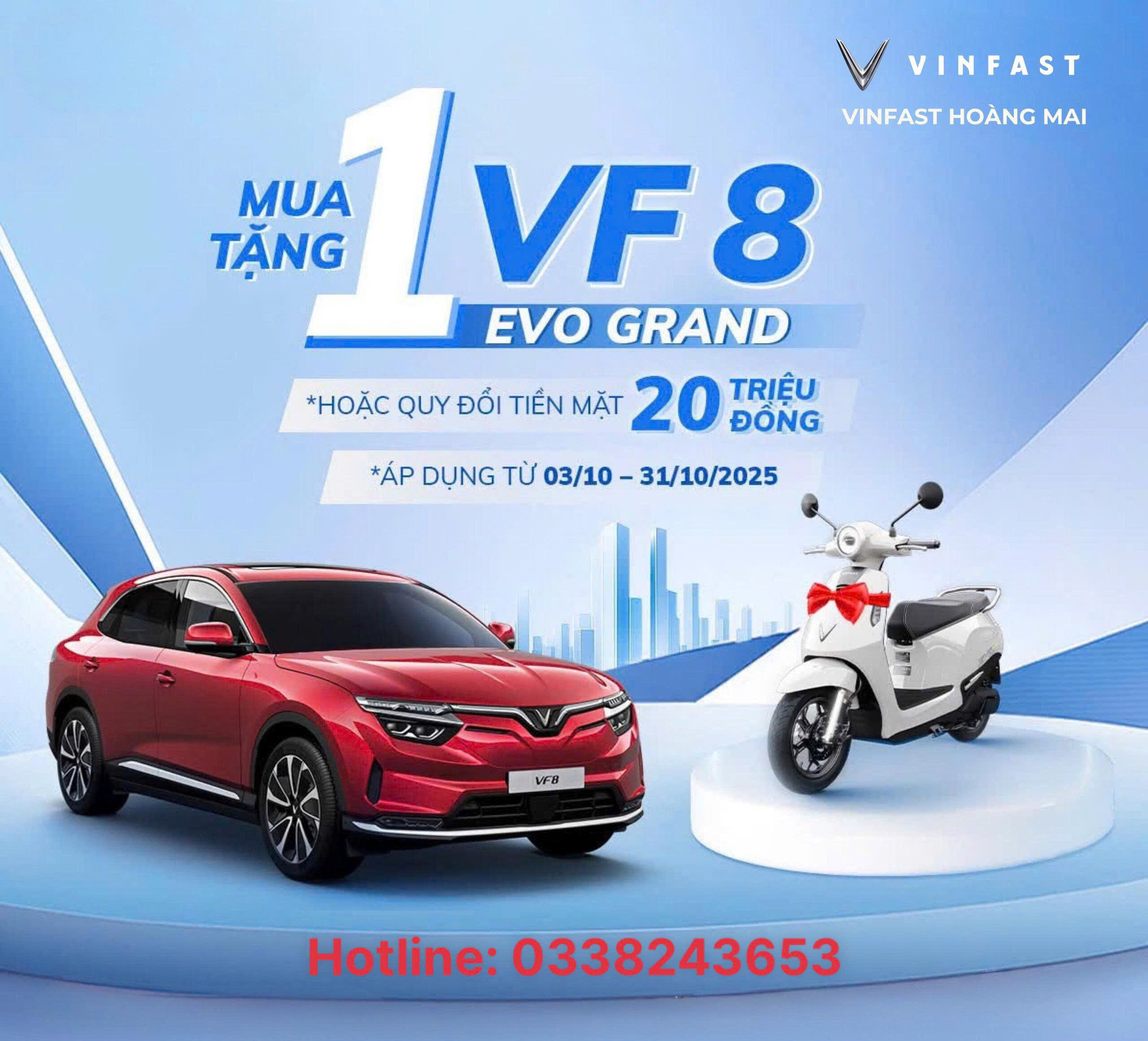 Mua xe VinFast tặng xe máy điện