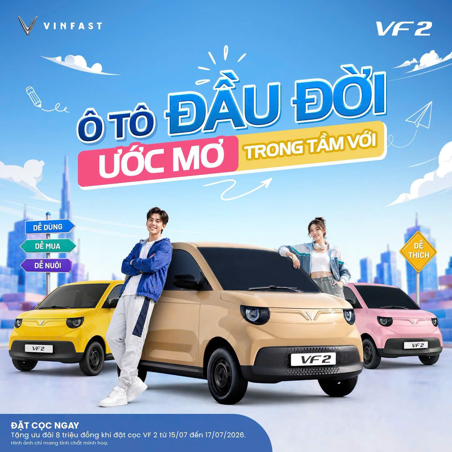 Đặt cọc vinfast VF2