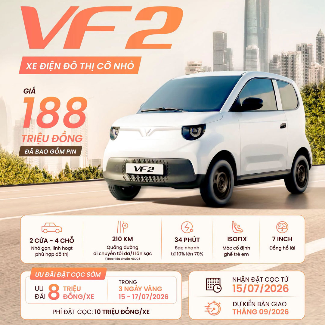 Trả Góp VinFast VF2